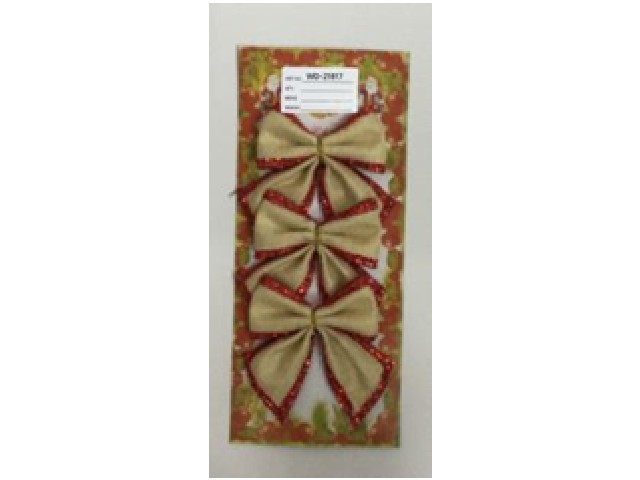 Бант G44 9х9см 3шт